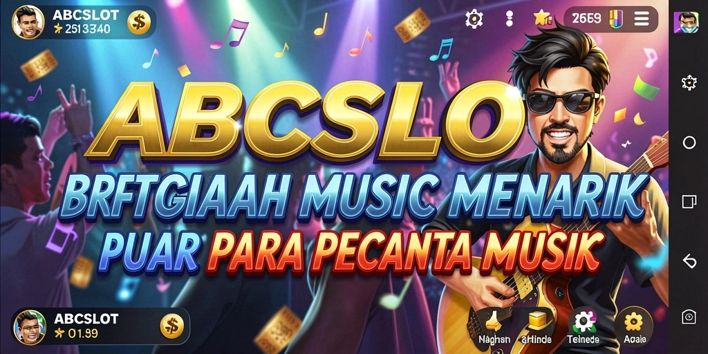 Tampilan gameplay ABCSLOT dengan efek visual menarik.