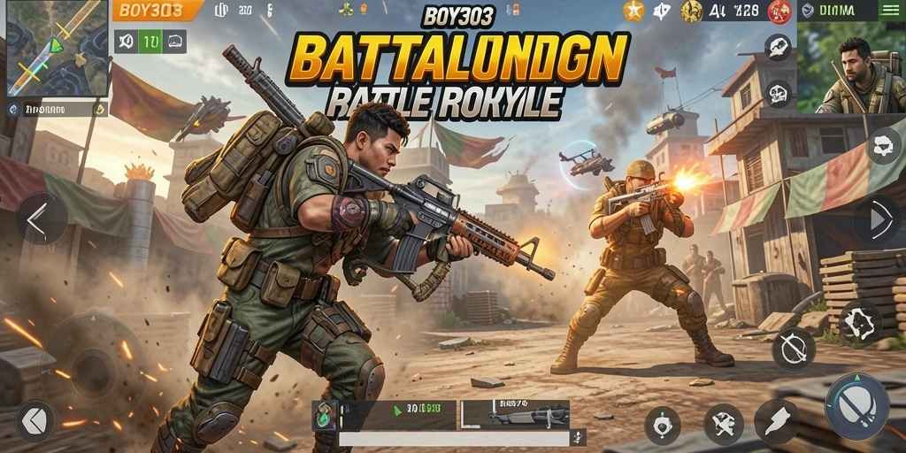 Tampilan gameplay seru dan mendebarkan dalam BOY303.