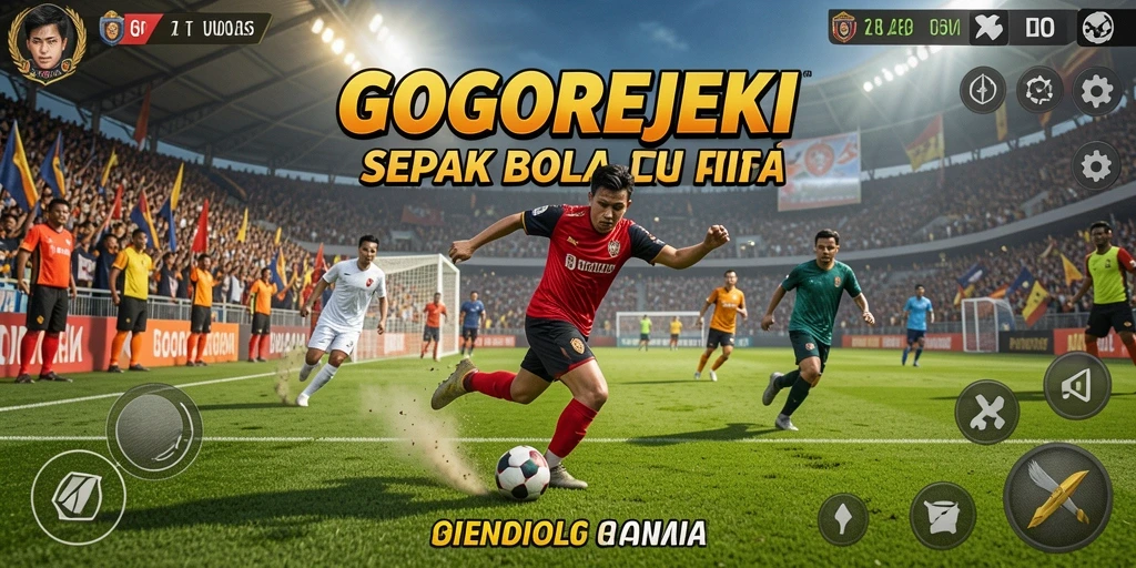 Tangkapan layar menampilkan aksi seru dalam GOGOREJEKI.