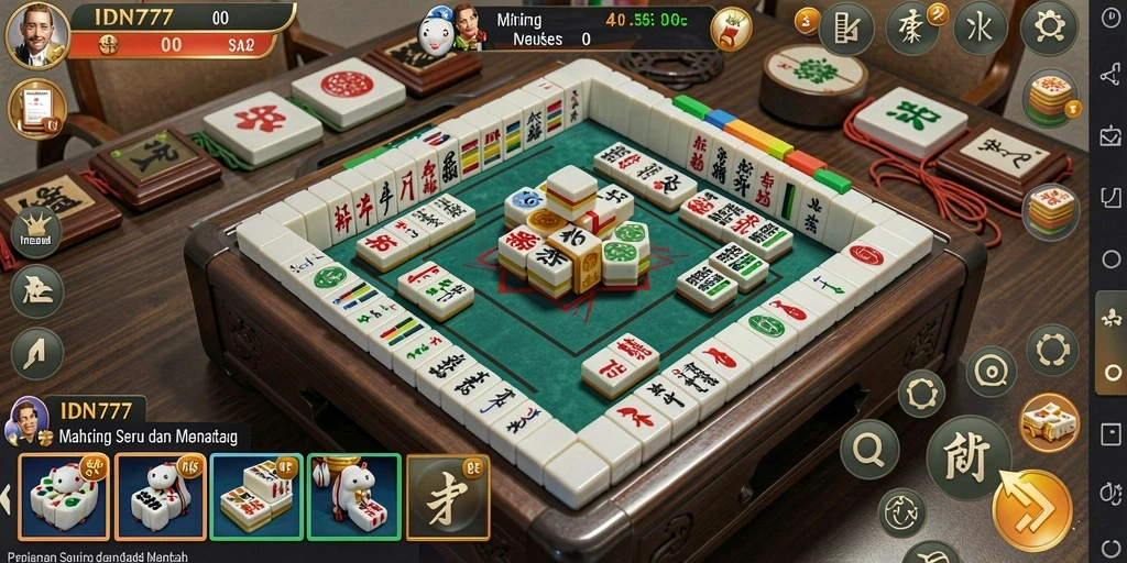Gameplay IDN777 yang menarik dengan elemen Mahjong.