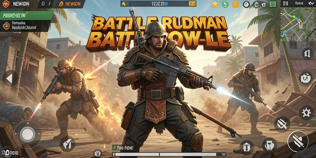 Tampilan gameplay intens di dunia Battle Royale NEWIDN