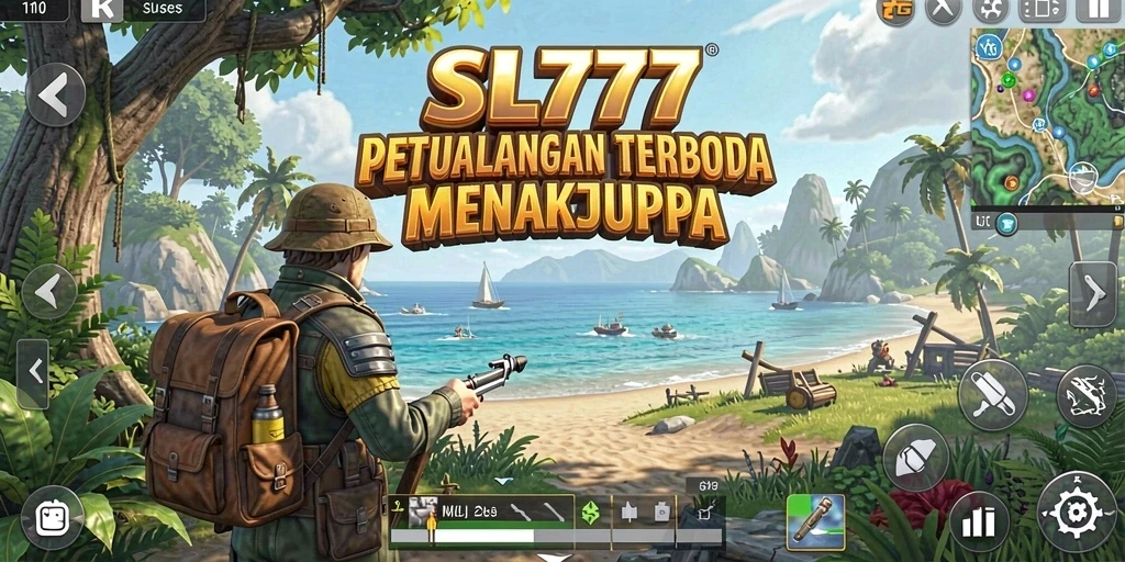 Gameplay SL777 menampilkan petualangan seru dalam dunia terbuka.